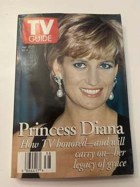 Vintage TV Guide Magazine September 20-26 1997 Princess Diana Memorial Cover